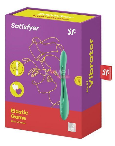 Универсальный гибкий вибратор для пар Satisfyer Elastic Game Light Green SO6127 фото