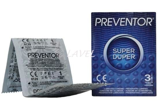 Презервативи - Preventor Super Duper, 3 шт. 8113000001 фото