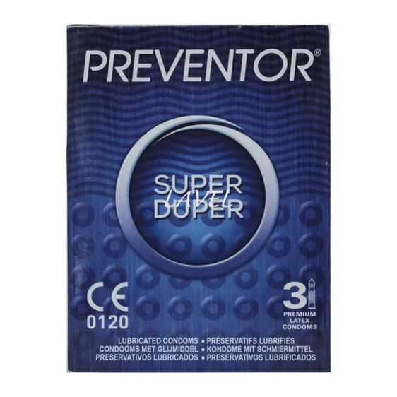 Презервативи - Preventor Super Duper, 3 шт. 8113000001 фото