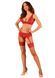 Панчохи під пояс із широким мереживом Obsessive Lacelove stockings M/L SO8659 фото 4