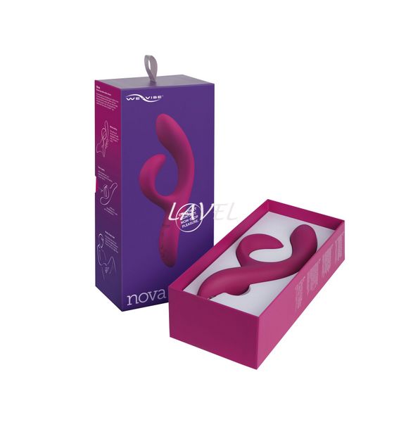 Смарт вибратор-кролик We-Vibe Nova Fuchsia, эргономичный, регулируемый угол наклона ствола SO6930 фото