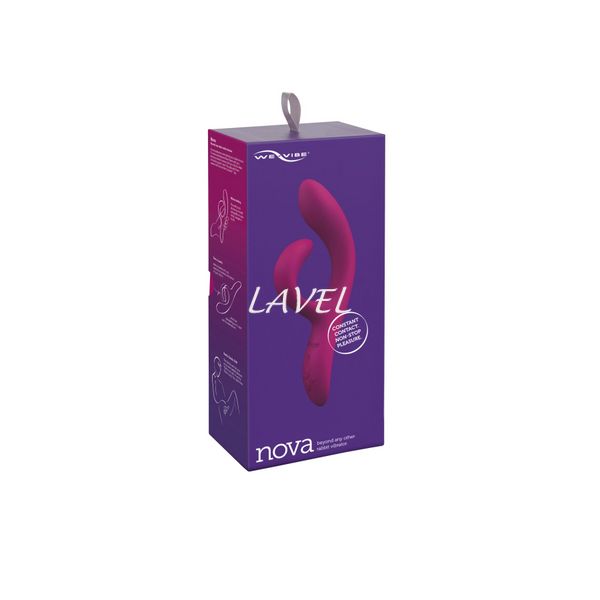 Смарт вибратор-кролик We-Vibe Nova Fuchsia, эргономичный, регулируемый угол наклона ствола SO6930 фото