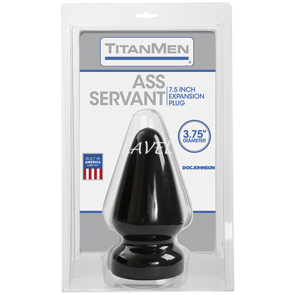 Пробка для фистинга Doc Johnson Titanmen Tools - Butt Plug 3.75 Inch Ass Servant, диаметр 9,4см SO2811 фото