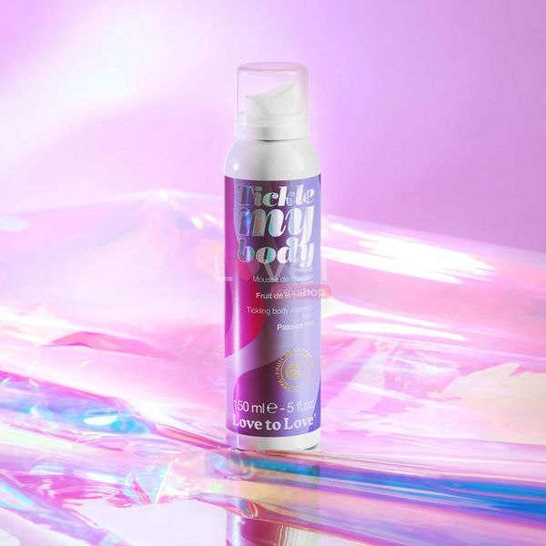 Масажна піна Love To Love TICKLE MY BODY Passion Fruit (150 мл) зволожувальна SO1387 фото