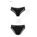 Трусики з прозорою вставкою Passion PS002 PANTIES M, black SO4192 фото 6