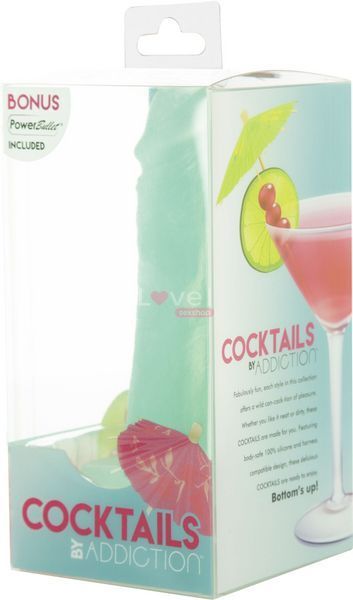 Фалоімітатор на присосці Cocktails by Addiction &ndash; Mint Mojito SX1297 фото