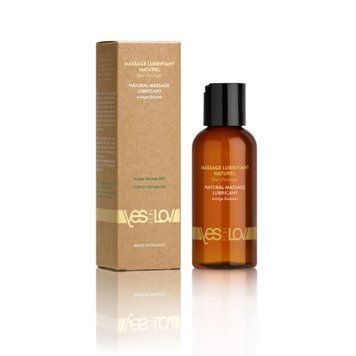Гель для масажу-лубрикант 2 в 1 з ароматом квітів апельсину YESforLOV NATURAL MASSAGE LUBRICANT Orange blossom 100 мл SX4528 фото
