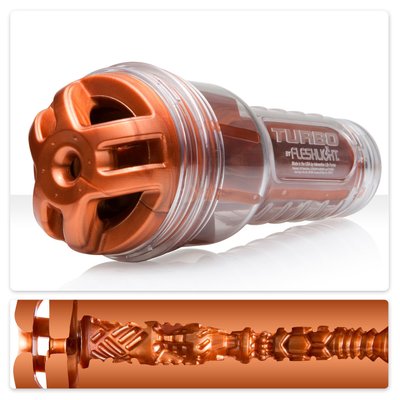 Мастурбатор Fleshlight Turbo Ignition Copper (имитатор минета) F11161 фото