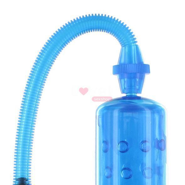 Вакуумная помпа XLsucker Penis Pump Blue для члена длиной до 18см, диаметр до 4см E22147 фото
