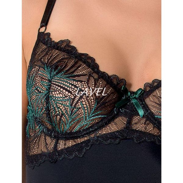 Боди FLORIS BODY black L/XL - Passion Exclusive PS23701 фото