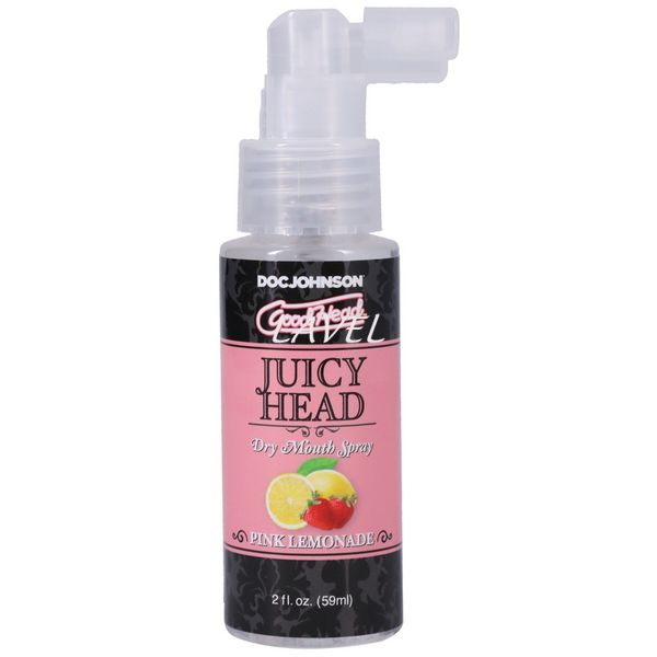 Зволожувальний спрей оральний Doc Johnson GoodHead – Juicy Head Dry Mouth Spray – Pink Lemonade 59мл SO6065 фото