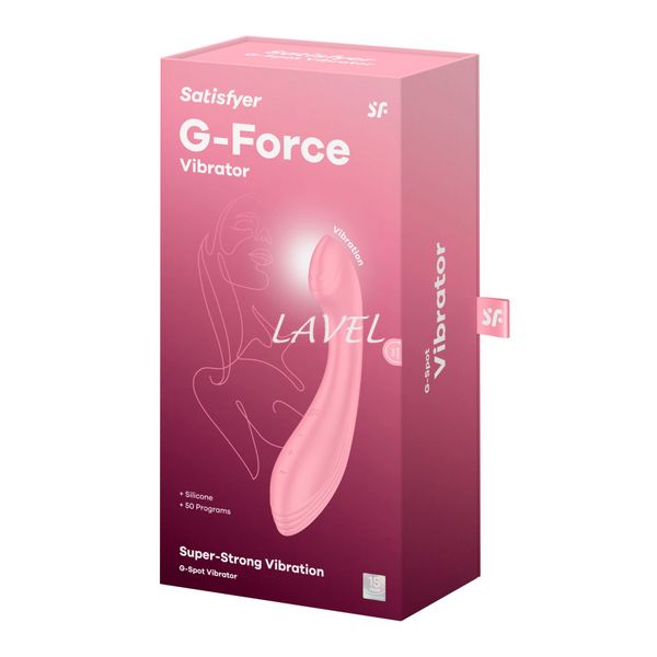 Вібратор для точки G Satisfyer G-Force Pink, 10 режимів + 5 рівнів інтенсивності SO8778 фото