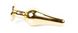 Анальная пробка металлическая с кристаллом Boss - Jewellery Gold BS6400063 фото 5