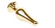 Анальная пробка металлическая с кристаллом Boss - Jewellery Gold BS6400063 фото 3