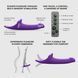 Вибронасадка для страпона с вакуумной стимуляцией Strap-On-Me Multi Orgasm Dildo M Purple SX4033 фото 8