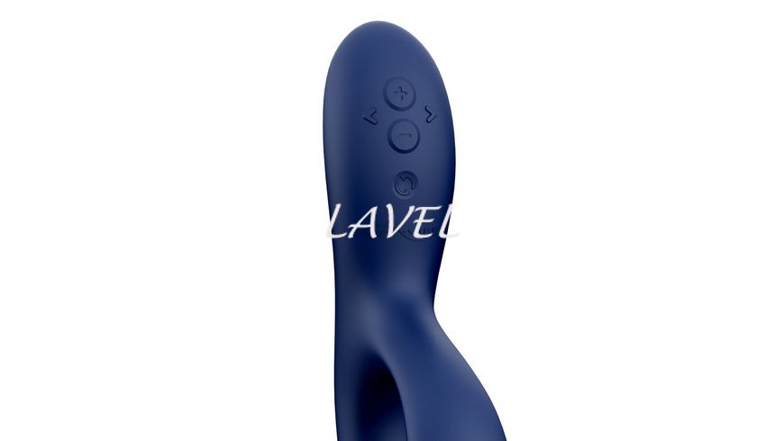 Смарт вибратор-кролик We-Vibe Nova Midnight Blue, эргономичный, регулируемый угол наклона ствола SO6931 фото