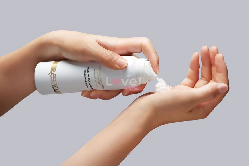 Масажна піна YESforLOV FIZZY MASSAGE FOAM with bewitching scent 150 мл, квітковий аромат SX4539 фото