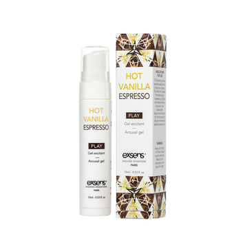 Розпродаж!!! Стимулюючий гель EXSENS Kissable Hot Vanilla Espresso 15мл (термін 11.2026) SO2368-R фото