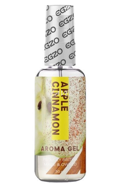 Гель для оральних пестощів EGZO AROMA GEL- Яблуко з корицею, 50 мл 461188 фото