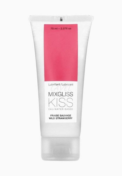 Лубрикант на водной основе MixGliss KISS Wild Strawberry (70 мл) Дикая Клубничка SO1620 фото