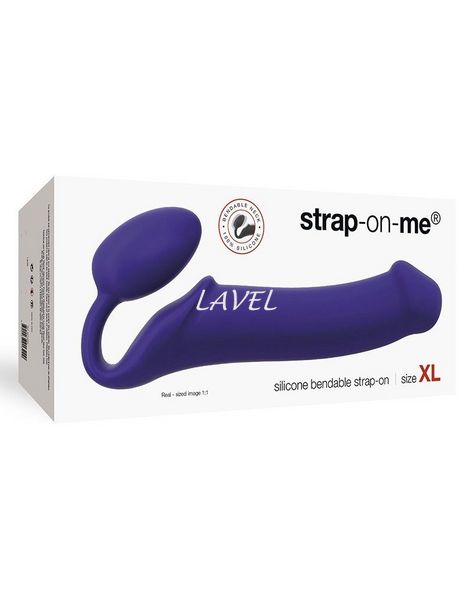 Безремневой страпон Strap-On-Me Violet XL, полностью регулируемый, диаметр 4,5см SO2709 фото