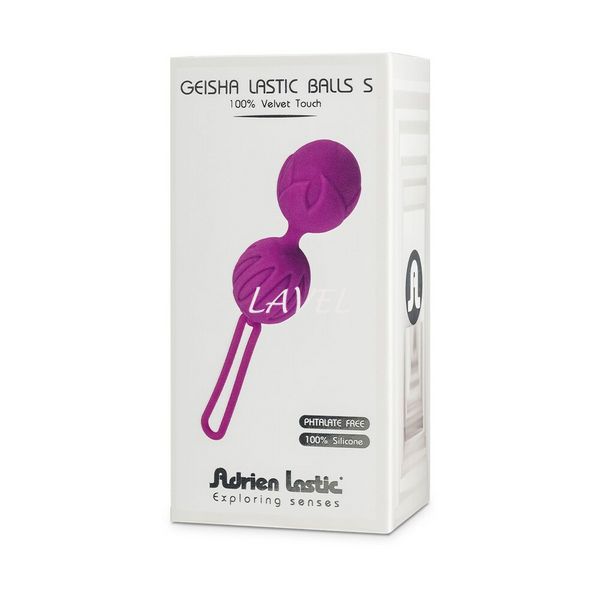 Вагинальные шарики Adrien Lastic Geisha Lastic Balls Mini Pink (S), диаметр 3,4 см, масса 85 г AD40431 фото