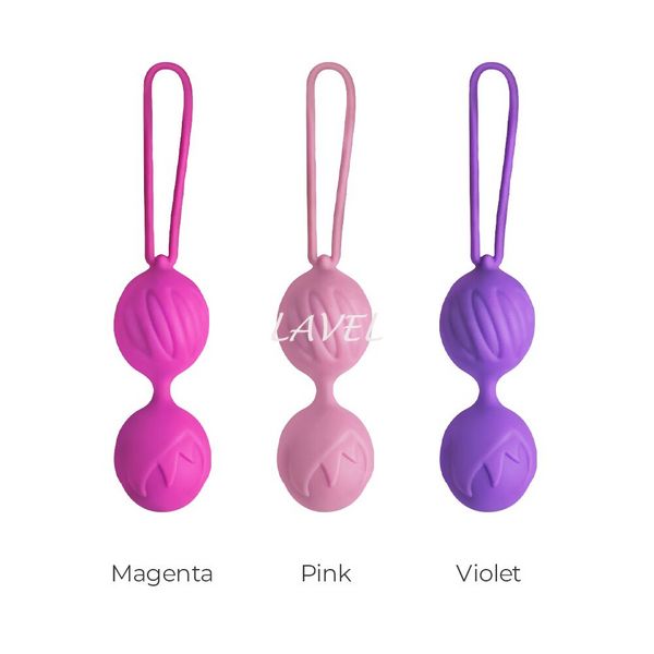 Вагинальные шарики Adrien Lastic Geisha Lastic Balls Mini Pink (S), диаметр 3,4 см, масса 85 г AD40431 фото