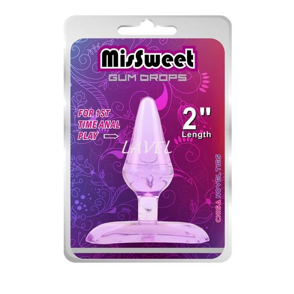 Анальная силиконовая пробка Chisa MisSweet Gum Drops (длина 7см, диаметр 2,5см) 10081 фото