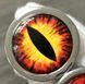 Анальна пробка Mordor, металева з котячим оком, розмір S LAV2000222 фото 2