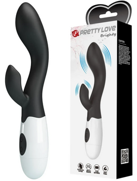 Вібратор-кролик Pretty Love - BRIGHTY black BI-014174-A3 фото
