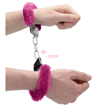 Наручники Ouch! Beginner's Handcuffs Furry Pink 60360074072 фото
