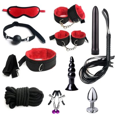 Набір BDSM аксесуарів Lavel RED, 11 предметів LAV2000116 фото