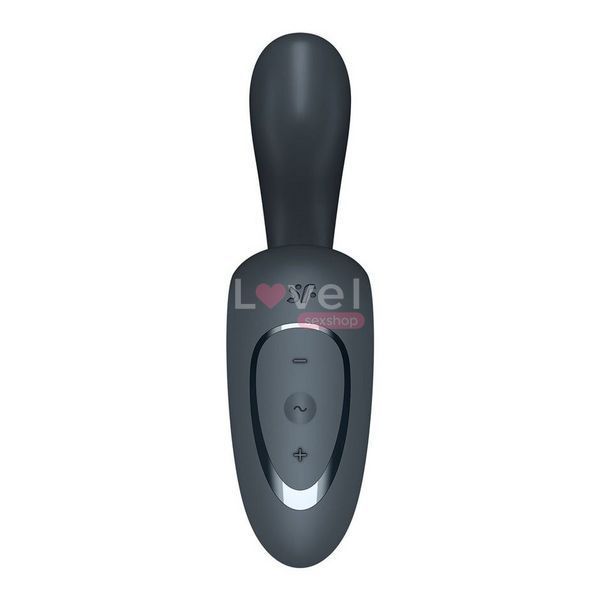 Вагінально-кліторальний вібратор Satisfyer G for Goddess 1 Dark Grey, 2 мотори SX0668 фото