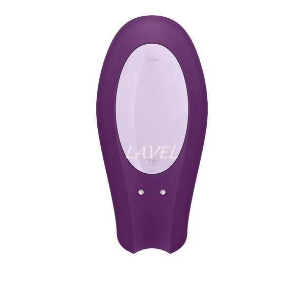 Смарт-вібратор для пар Satisfyer Double Joy Violet із широким кліторальним стимулятором SO3899 фото