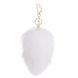 Металева анальна пробка Кролячий хвост LOCKINK SEVANDA White Bunny-Tail Anal Pear-shape Plug SX0868 фото 5