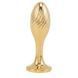 Металева анальна пробка Кролячий хвост LOCKINK SEVANDA White Bunny-Tail Anal Pear-shape Plug SX0868 фото 3