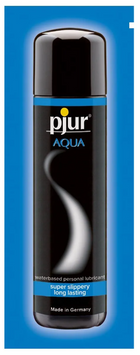 Пробник лубриканту на водній основі pjur Aqua, ефект оксамитової шкіри без прилипання, 2 мл PJ10703 фото