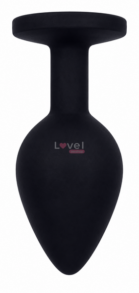 Анальна пробка Jewellery Silicone Black Plug M Pink 62530064-00087 фото