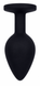 Анальна пробка Jewellery Silicone Black Plug M Pink 62530064-00087 фото 3