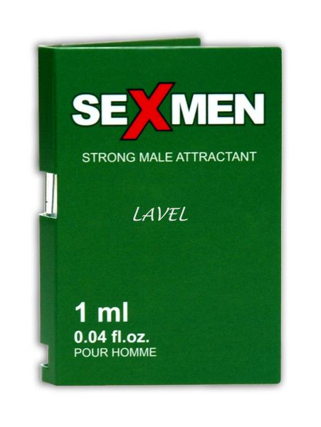 Парфуми, пробник з феромонами Sexmen Strong for men, 1 ml 91400062 фото