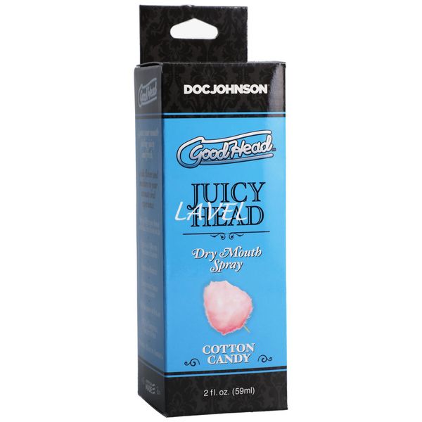 Зволожувальний спрей оральний Doc Johnson GoodHead – Juicy Head Dry Mouth Spray – Cotton Candy 59мл SO6070 фото