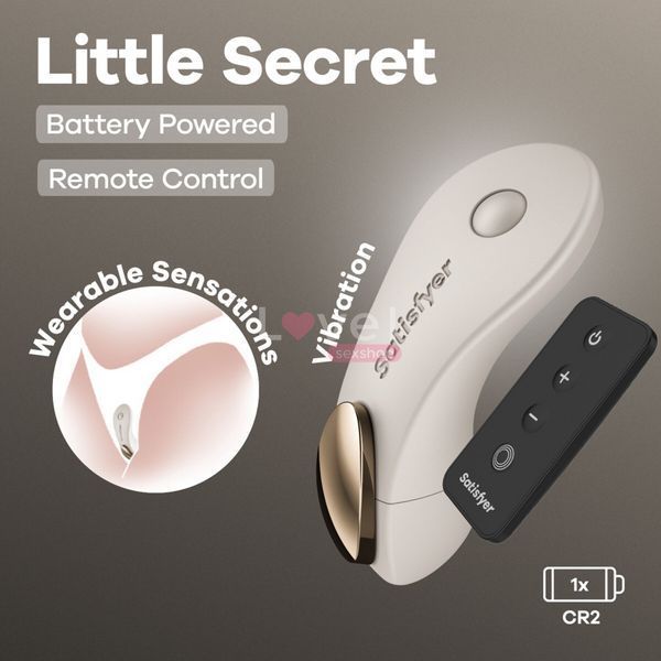 Вібратор у трусики Satisfyer Little Secret Battery Series з пультом ДК SX3839 фото