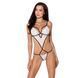 Боди монокини ORIHIME BODY white S/M - Passion EL16402 фото 1