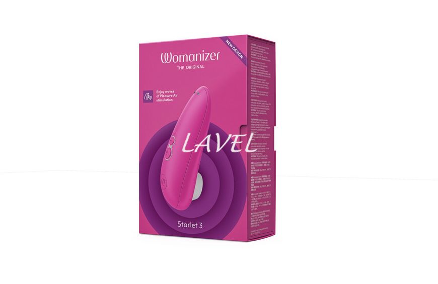 Вакуумный клиторальный стимулятор Womanizer Starlet 3 PINK SO8743 фото