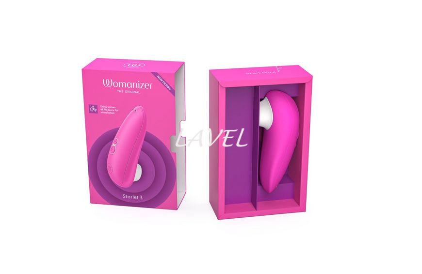 Вакуумний кліторальний стимулятор Womanizer Starlet 3 PINK SO8743 фото