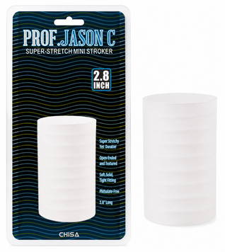 Супереластичний мастурбатор Chisa Prof.Jason C рельєфний, білий 6610CN00846 фото