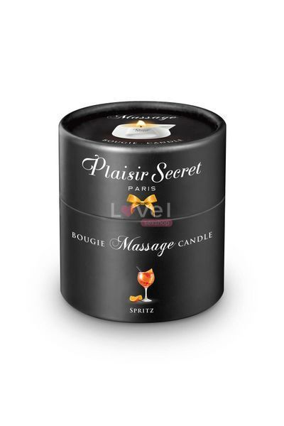 Массажная свеча Plaisirs Secrets Spritz (80 мл) подарочная упаковка, керамический сосуд SX4869 фото