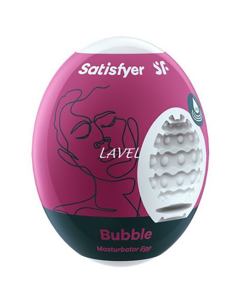 Самосмазывающийся мастурбатор-яйцо Satisfyer Masturbator Egg Bubble, одноразовый, не требует смазки SO5521 фото