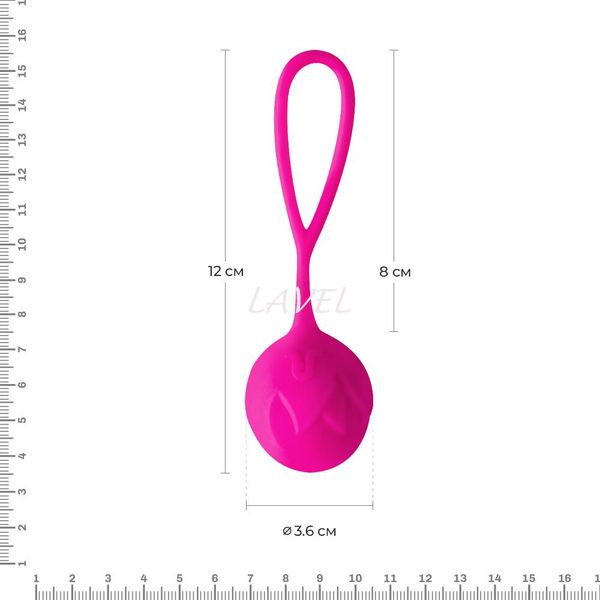 Вагінальні кульки Adrien Lastic Geisha Lastic Balls Mía Magenta (L), діаметр 4 см, маса 42 г AD40551 фото