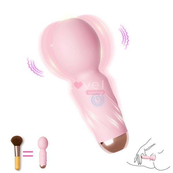 Мини вибромассажер Cute Mini Wand Pink 62530056-25011 фото